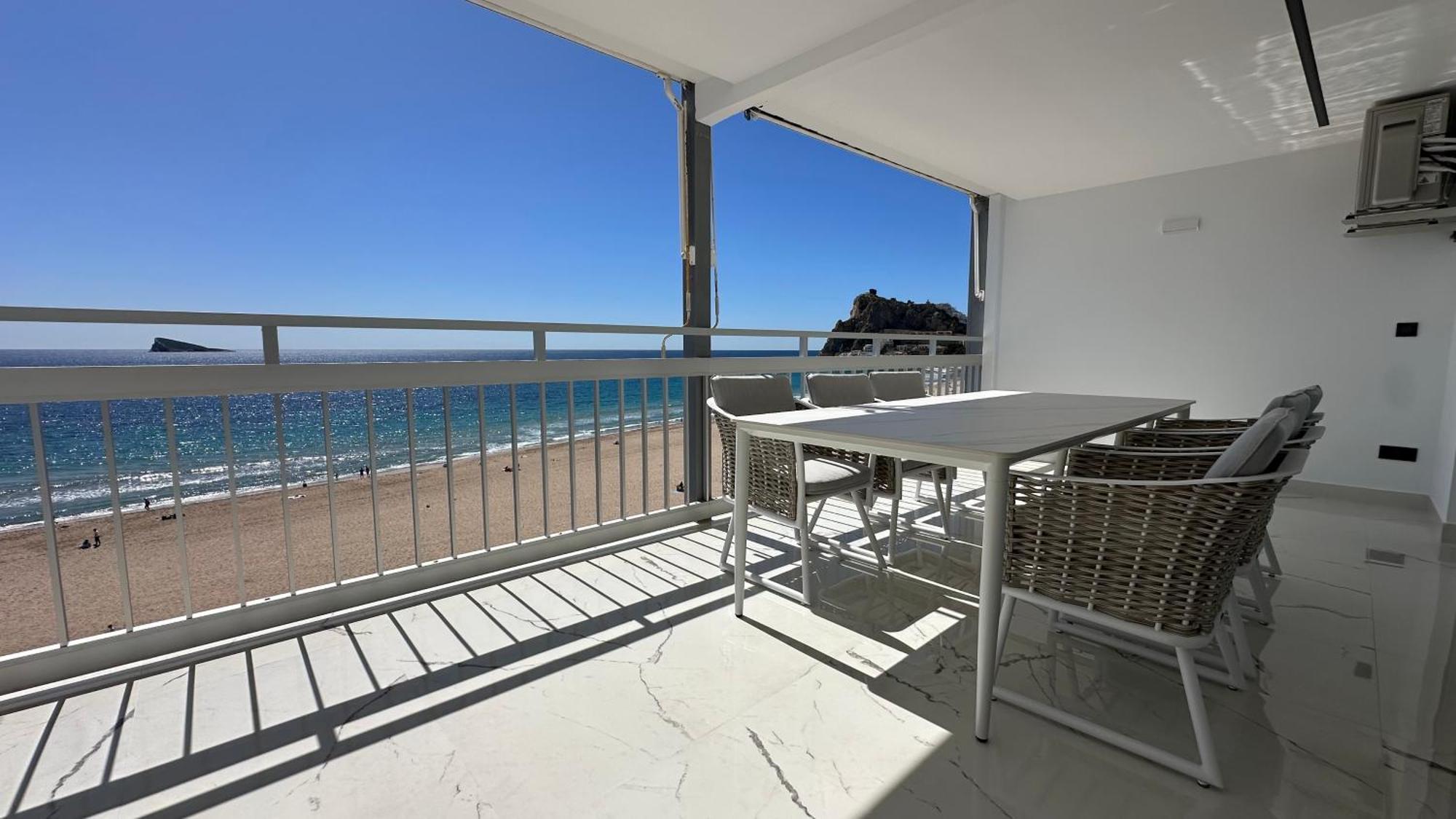 Esmeralda, Benidorm Beachfront Poniente, 1St Line Frontal Seaview, Ocean Terrace Dış mekan fotoğraf